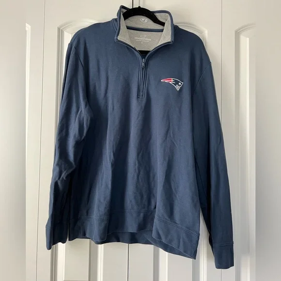 Vineyard Vines Men’s Patriots 3/4 Pullover